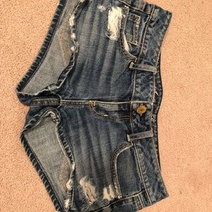 Denim American eagle shorts